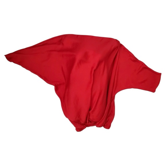 ✨ Lane Bryant Red Asymmetrical Poncho Top – Size 26/28 l Poshmark ✨ - Picture 5 of 10